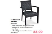 terrasstoel mezza a mocca flat en euro 55