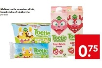 melkan toetie monsters drink kwarksticks of vlekkenvla