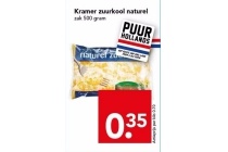 kramer zuurkool naturel