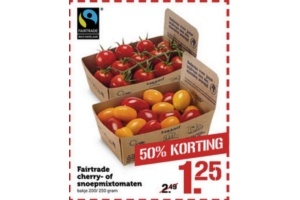 fairtrade cherry of snoeptomaten