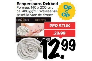 eenpersoons dekbed