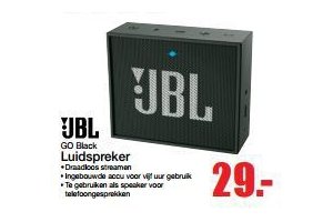 ubl go black luidspreker