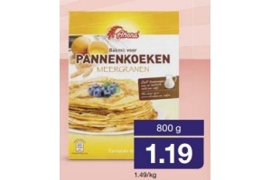 bakmix voor pannenkoeken