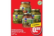 perfekt groente of appelmoes in pot