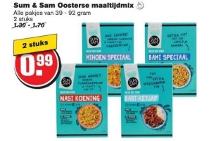 sum en amp sam oosterse maaltijdmix