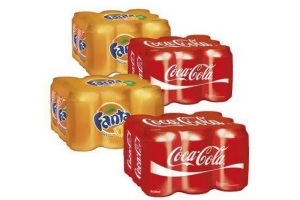 coca cola of fanta blikken
