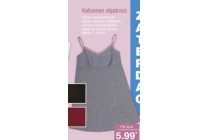 katoenen slipdress