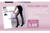 panty ladder resist