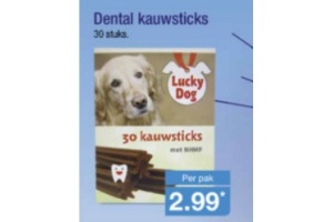 lucky dog kauwsticks