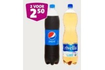 pepsi 7up sisi of rivella en euro 2 50 voor 2 flessen