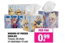 minions of frozen doekjes