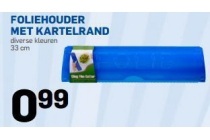 foliehouder met kartelband