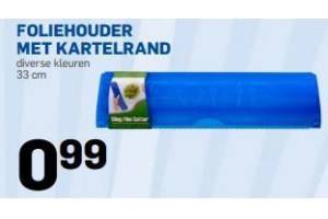 foliehouder met kartelband