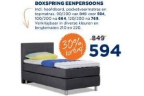 boxspring eenpersoons