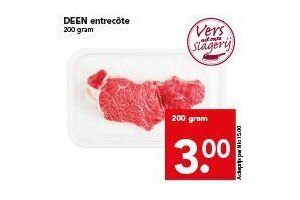 deen entrecote 200 gram voor en euro 3