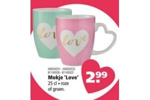 mokje en acute love en acute voor en euro 2 99