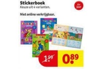 stickerboek