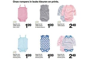 onze rompers in leuke kleuren en prints