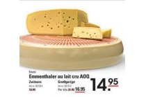 emmenthaler au lait cru aoq