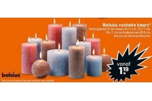 bolsius rustieke kaars