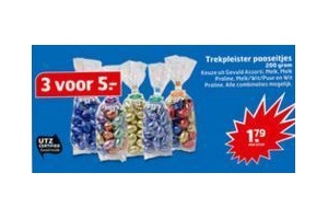 trekpleister paaseitjes