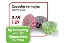 cupcake vormpjes