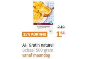 ah gratin naturel