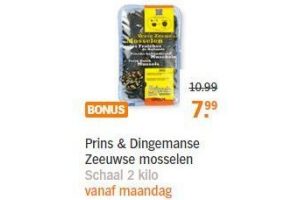 prins en amp dingemanse zeeuwse mosselen