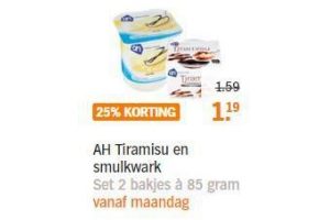 ah tiramisu en smulkwark