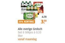 alle overige grolsch