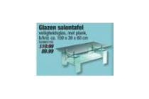 glazen salontafel