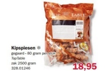 kipspiesen gegaard 80 gram per stuk zak 2500 gram en euro 18 95