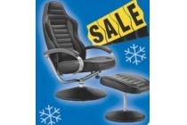 relax fauteuil met hocker