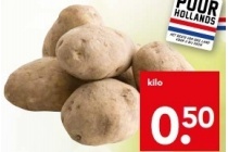 losse grove aardappelen