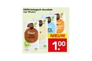 deen biologisch chocolade