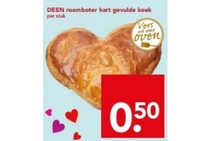 deen roomboter hart gevulde koek