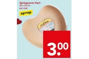 springvorm hart