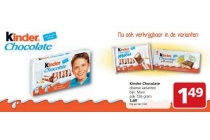 kinder chocolate