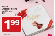 belgian chocolate hearts