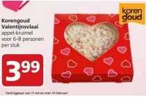 korengoud valentijnsvlaai