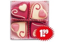 heart petits fours