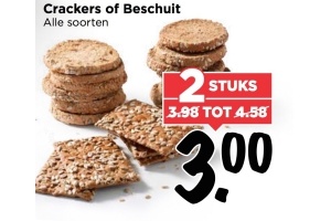 crackers of beschuit