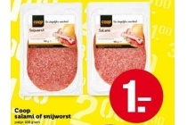 coop salami of snijworst