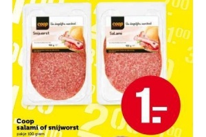 coop salami of snijworst