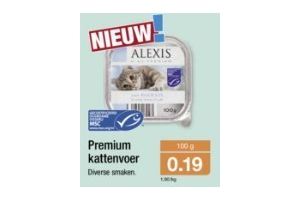 misdrijf intellectueel Staan voor Alexis premium kattenvoer, nu €0,19 per stuk - Beste.nl