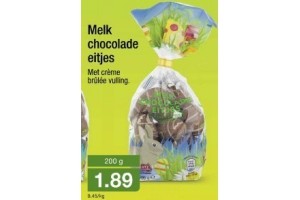 melk chocolade eitjes
