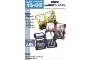 boren of bitset voor en euro 3 99