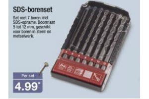 sds borenset voor en euro 4 99 per set