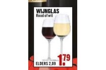 wijnglas wit of rood