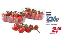 cherry of san marzano trostomaten